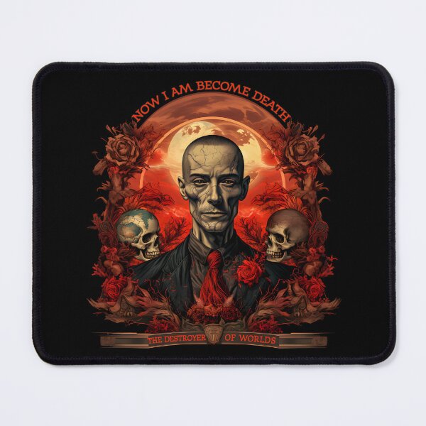 Item preview, Robert Oppenheimer Quote - Now I Am Become Death, The Destroyer of Worlds - Get This designed and sold by AlanPhotoArt.
