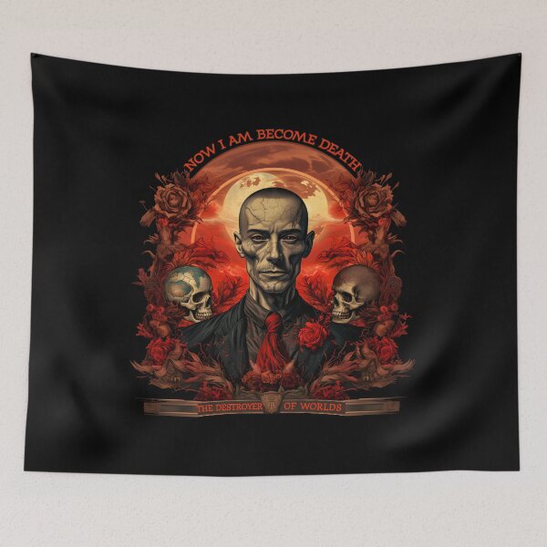 Item preview, Robert Oppenheimer Quote - Now I Am Become Death, The Destroyer of Worlds - Get This designed and sold by AlanPhotoArt.