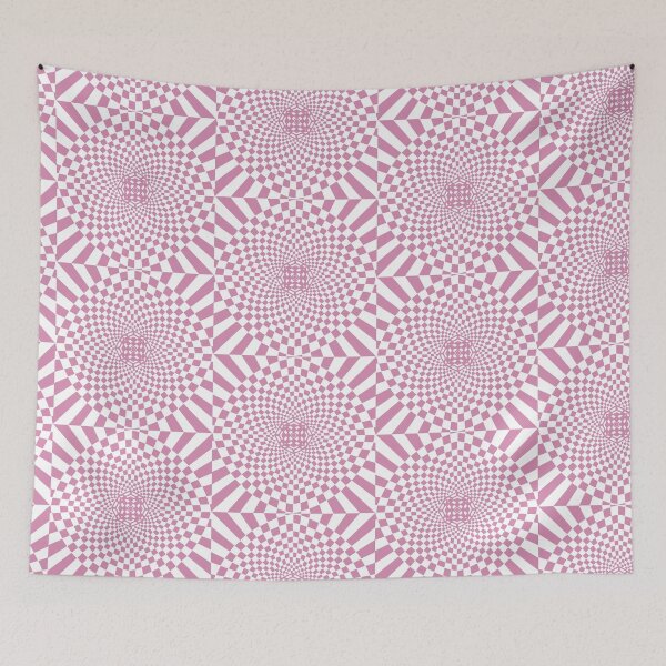 Item preview, Checker Board Mosaic - pink & white designed and sold by CeriLodge.