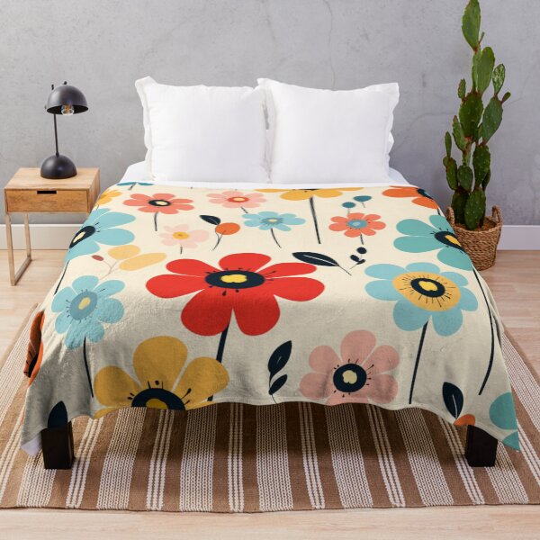Item preview, Vibrant and Colorful Floral Pattern: Nature's Splendor in Every Detail designed and sold by ShopWilPrints.