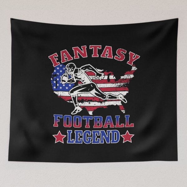 Item preview, Fantasy Football Legend USA Flag designed and sold by Affyboss6.