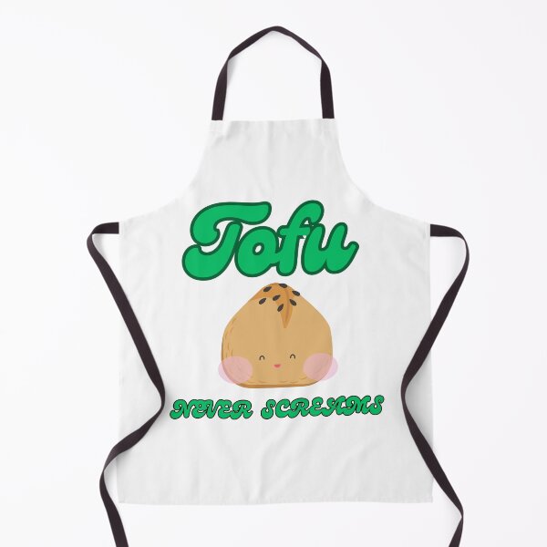 Item preview, TOFU NEVER SCREAMS - Funny Vegetarian Quote designed and sold by unique things.