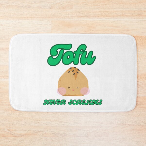 Item preview, TOFU NEVER SCREAMS - Funny Vegetarian Quote   designed and sold by unique things.