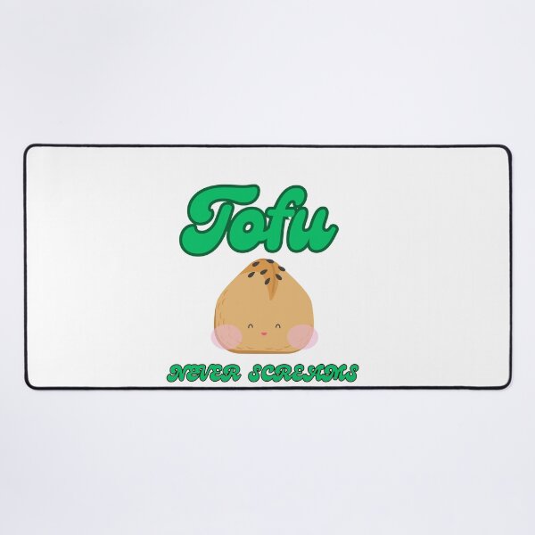 Item preview, TOFU NEVER SCREAMS - Funny Vegetarian Quote designed and sold by unique things.