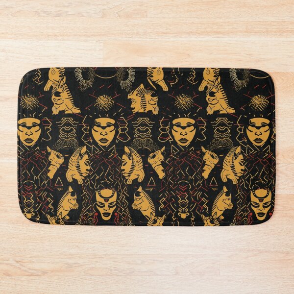 Item preview, Cultural Dreadlocks Tribal Mask Afrocentric Pattern designed and sold by LocFestNYC.