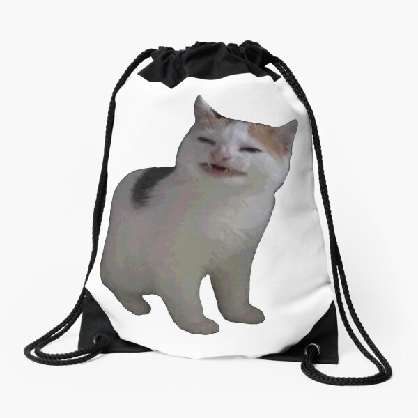 Cat loading icon meme | Drawstring Bag