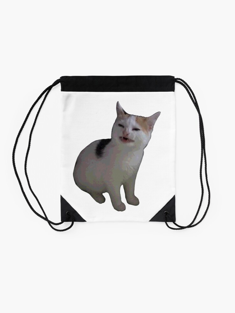 Cat loading icon meme | Drawstring Bag