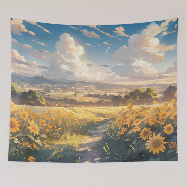 Item preview, Radiant Serenity: A Hyper-Realistic Sunflower Symphony designed and sold by Wylveragon.