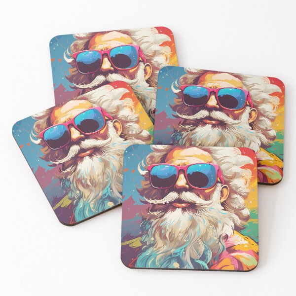 Item preview, Santa Shades Rainbow Christmas in July LGBT LGBTQIA+ Gay Queer designed and sold by NearlyNow.