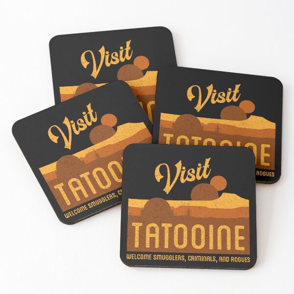 Item preview, Visit Tatooine - Welcome Smugglers Criminals and Rogues - Distressed designed and sold by IfDesignGroup.