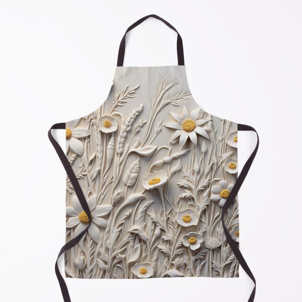 Item preview, 3d wildflowers ivory embossed look  designed and sold by Inktown.