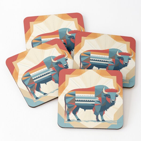 Item preview, Goemetric Buffalo designed and sold by WallGarden.