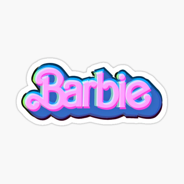 Barbie 3D Sticker for Sale by InstereoCo