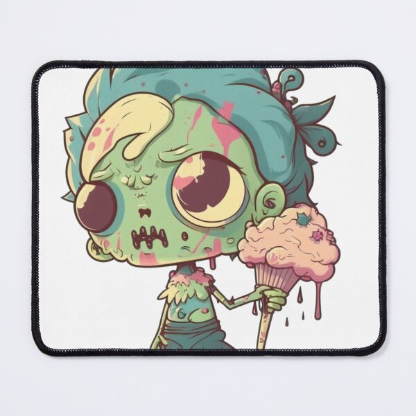 Item preview, Cute Ice Cream Zombie Cartoon Digital Print | Digital Art | Zombie Art | Baby Zombie Art designed and sold by cutesykreations.