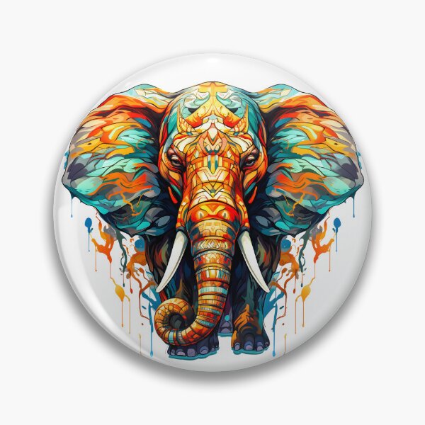 Item preview, Psychedelic Elephant Art - Perfect Gift For Elephant Lovers - Get This designed and sold by AlanPhotoArt.