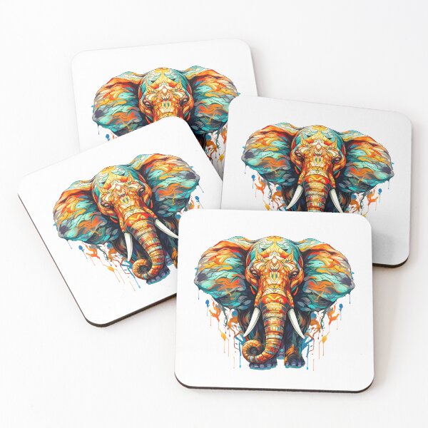 Item preview, Psychedelic Elephant Art - Perfect Gift For Elephant Lovers - Get This designed and sold by AlanPhotoArt.