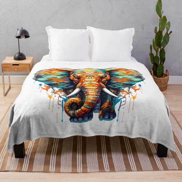 Item preview, Psychedelic Elephant Art - Perfect Gift For Elephant Lovers - Get This designed and sold by AlanPhotoArt.