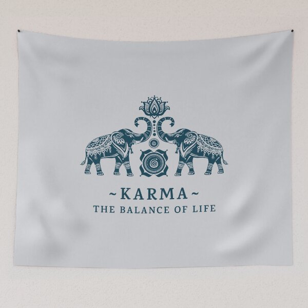Item preview, Karma The Balance of Life Indian Elephants designed and sold by CarleLS.