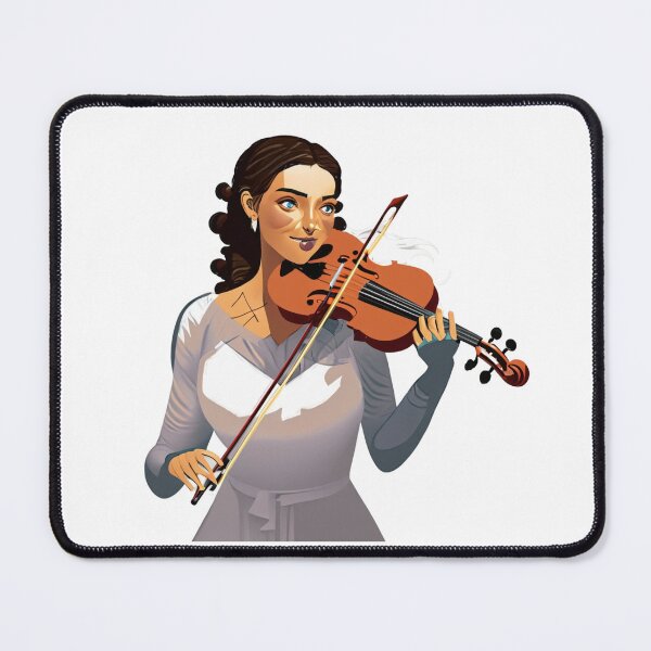 Item preview, Woman  with violin on background designed and sold by simaso.