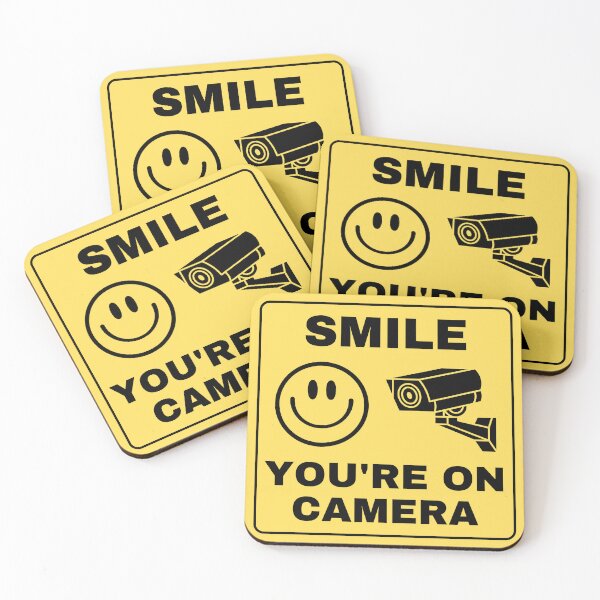 Item preview, Smile You're On Camera - Security Sign designed and sold by Sophie’s Tees.