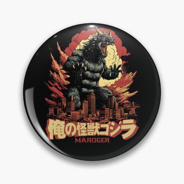 Item preview, Gojira kaiju attacking city design designed and sold by tommulliner.