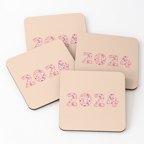 Item preview, Floral Watercolor Numbers 2024 designed and sold by taniasofia.
