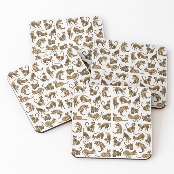 Item preview, Cat Positions – Sepia designed and sold by Cat Coquillette.