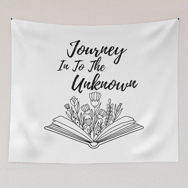 Item preview, Journey In To The Unknown Black on white designed and sold by Katts-Art.
