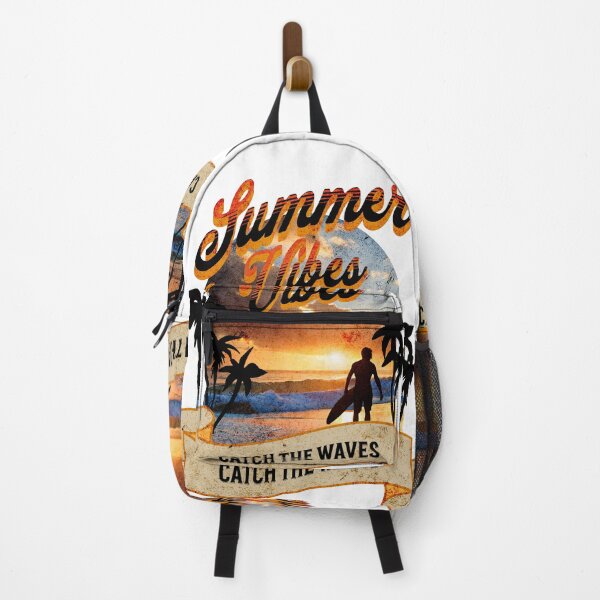 Item preview, Summer Vibes | preppy beach surfing | retro summer style designed and sold by Tee-Craftify.