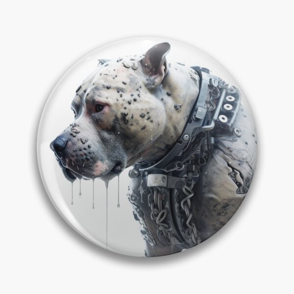 Item preview, Cyberpunk Zombie American Bully Dog designed and sold by Xylos247.