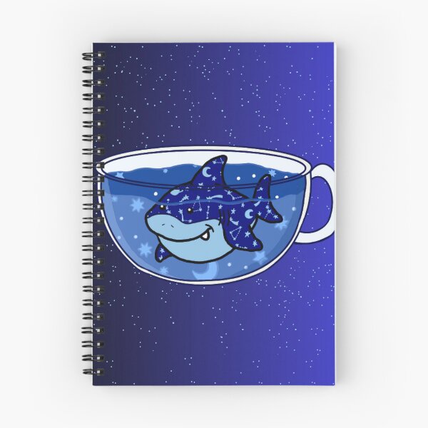 Item preview, Sleepy Shark Tea (Starry Sky) designed and sold by octopuscafe.