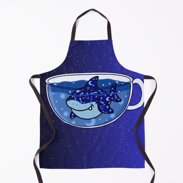 Item preview, Sleepy Shark Tea (Starry Sky) designed and sold by octopuscafe.