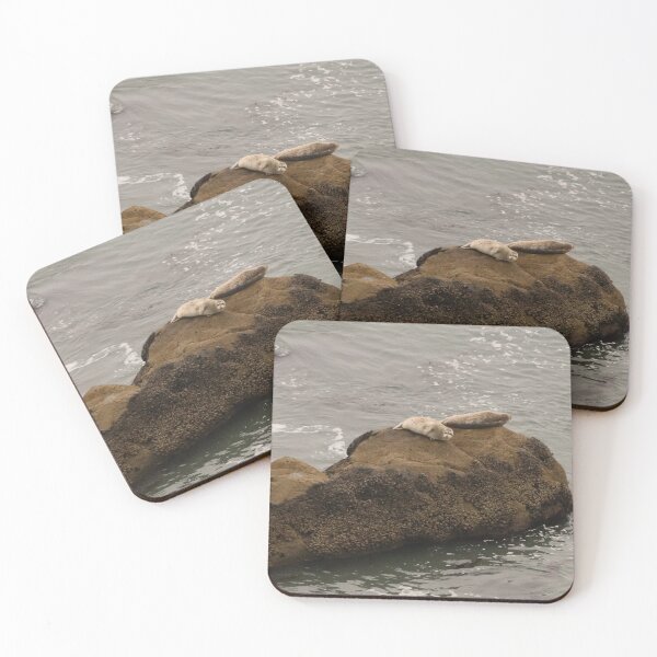 Item preview, Harbor Seals at Point Bonita designed and sold by Alison Hindenlang.