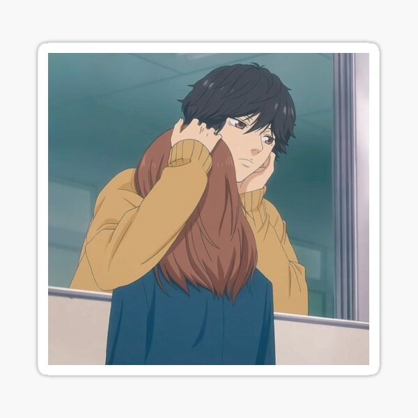 Futaba & Kou ( Ao Haru Ride ) Blue Spring Ride Sticker by babydollmerch