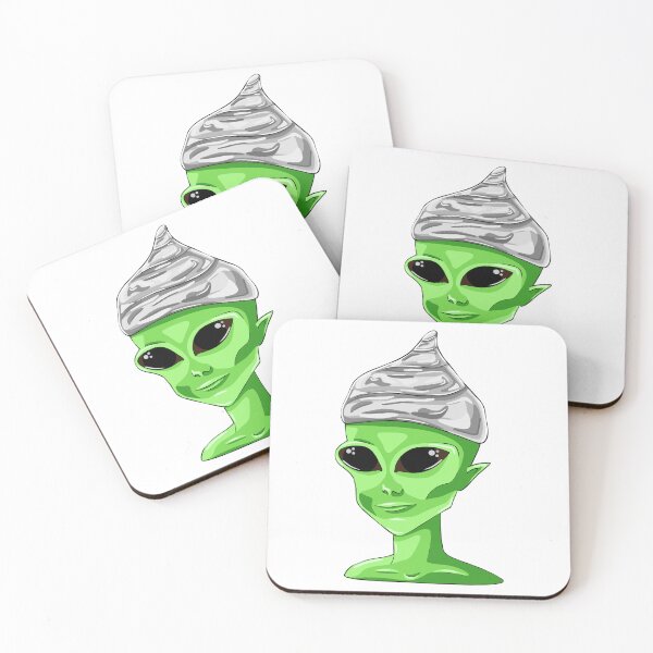 Artikelvorschau, Alien mit Aluhut entworfen und verkauft von Tinkerleah.