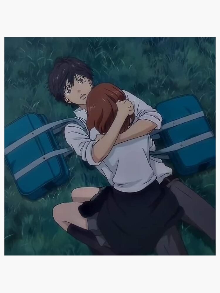 Futaba & Kou ( Ao Haru Ride ) Blue Spring Ride Sticker by babydollmerch