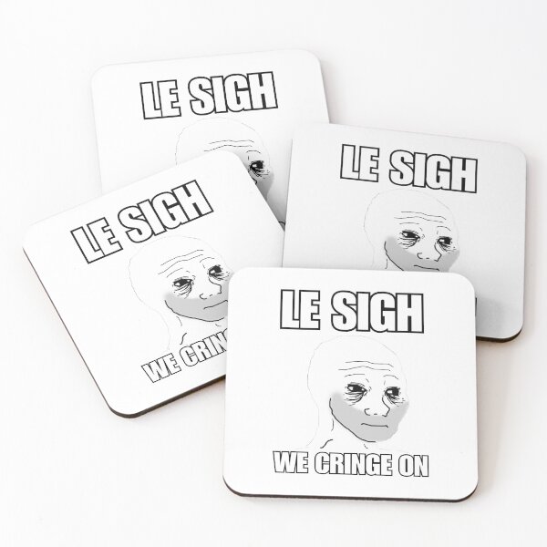 Item preview, Le Sigh We Cringe On Wojak Version designed and sold by ElBarto17.