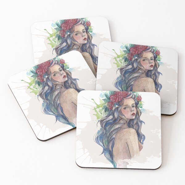 Item preview, Watercolor of a Radiant Woman designed and sold by Alex Ortiz.