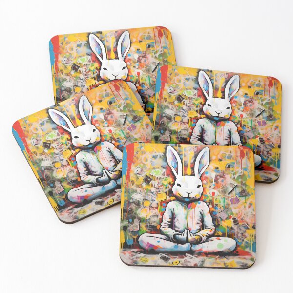 Item preview, Enlighten Rabbits Mudra designed and sold by Klyngzo1916.