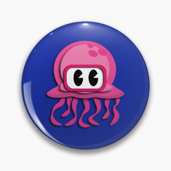 Item preview, Cartoon style jellyfish with papercut effect designed and sold by LuisAl1600.
