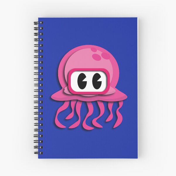 Item preview, Cartoon style jellyfish with papercut effect designed and sold by LuisAl1600.
