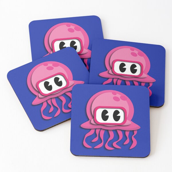 Item preview, Cartoon style jellyfish with papercut effect designed and sold by LuisAl1600.