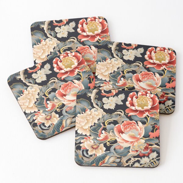Item preview, Asia Pattern Exquisite black pink designed and sold by CrushArt1.