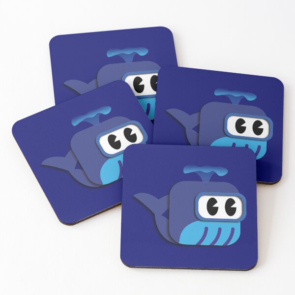 Item preview, Cartoon style whale with papercut effect designed and sold by LuisAl1600.