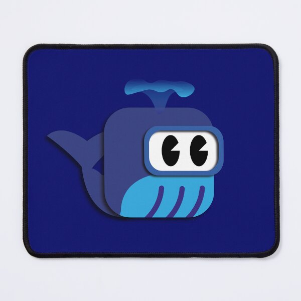 Item preview, Cartoon style whale with papercut effect designed and sold by LuisAl1600.