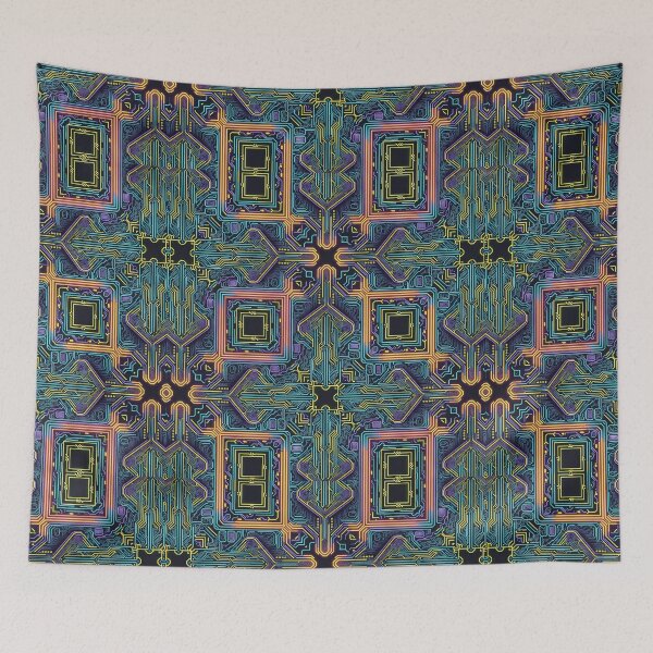 Item preview, Abstract magical Print -002-Artistic kaleidoscope designed and sold by PANZORA.