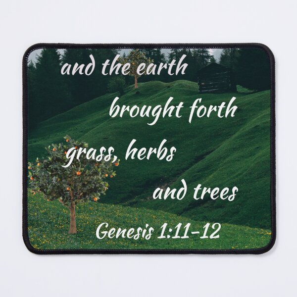 Item preview, Third day of Creation ~ Part 2 grass plants trees Genesis 1:11-12 designed and sold by RhondaCGoins.