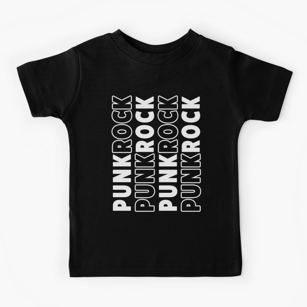 "PUNK ROCK" Kids TShirt by ShirtWreck Redbubble