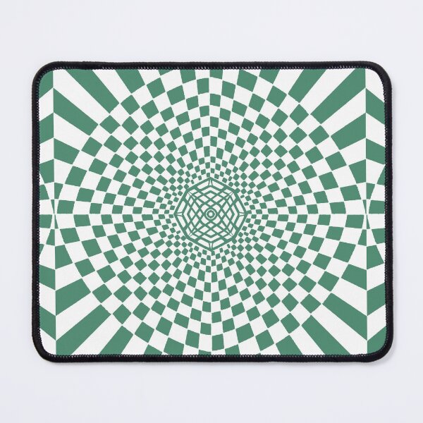 Item preview, Checker Board Mosaic - green & white designed and sold by CeriLodge.