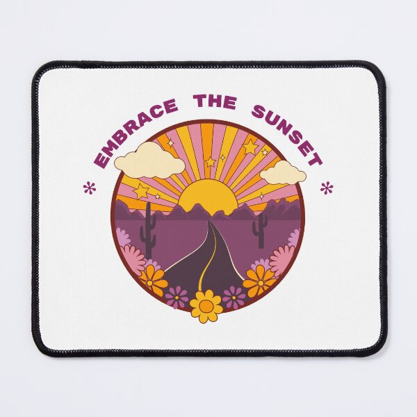 Item preview, Embrace the Sunset | Retro Vintage Summer Travel Sunsets Lover designed and sold by lildoodleshirts.